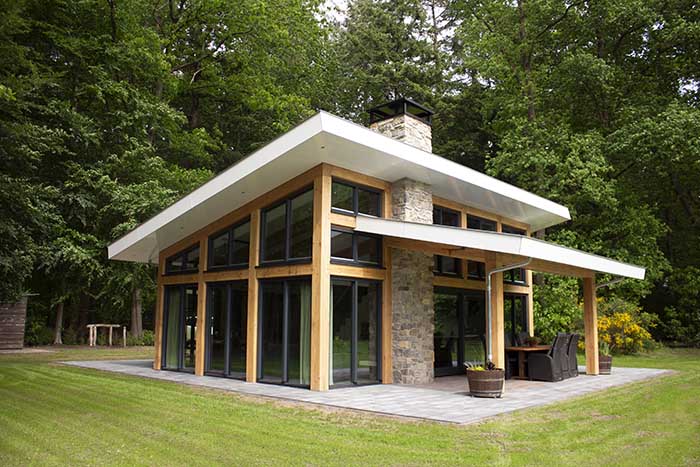 Buitengevel vakantie op Glamping Livonia