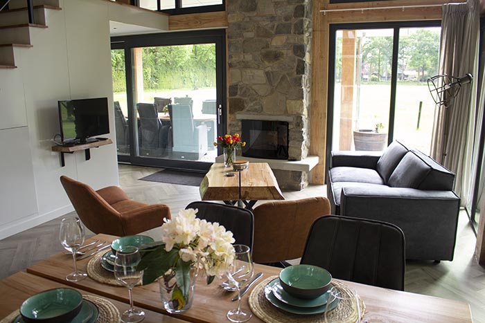 Vakantiehuis huiskamer